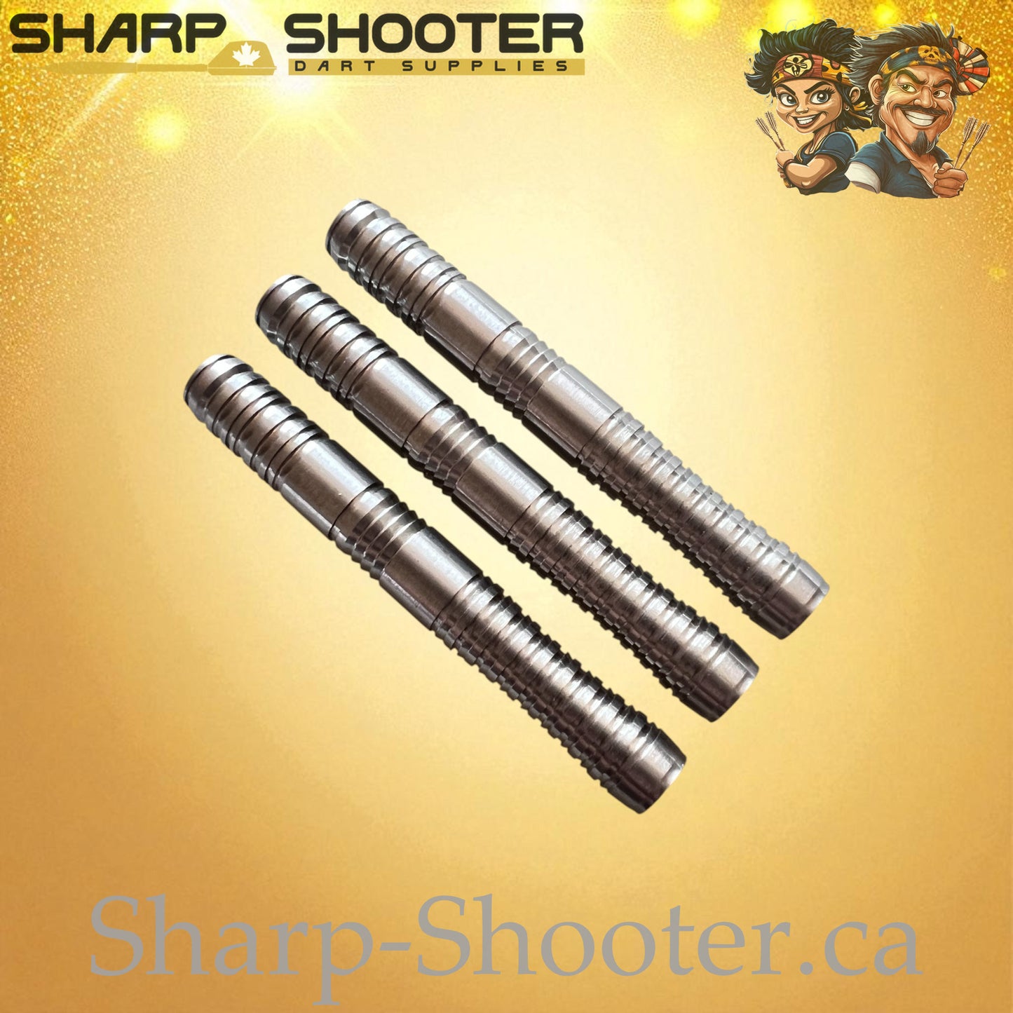 Falcon – Tungsten Dart Barrel Silver – 3 Pack