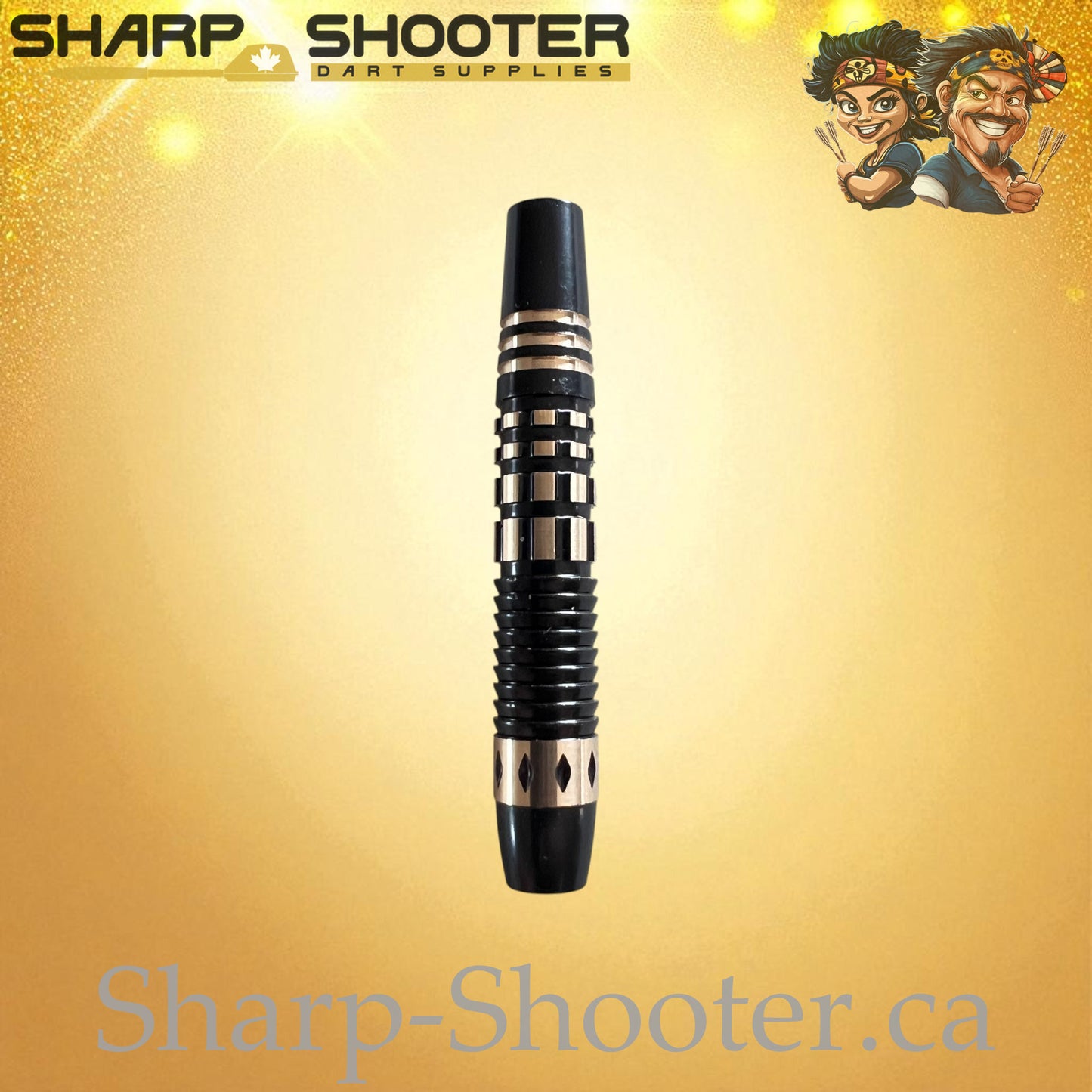 Fortress – Copper Dart Barrel Black – 3 Pack