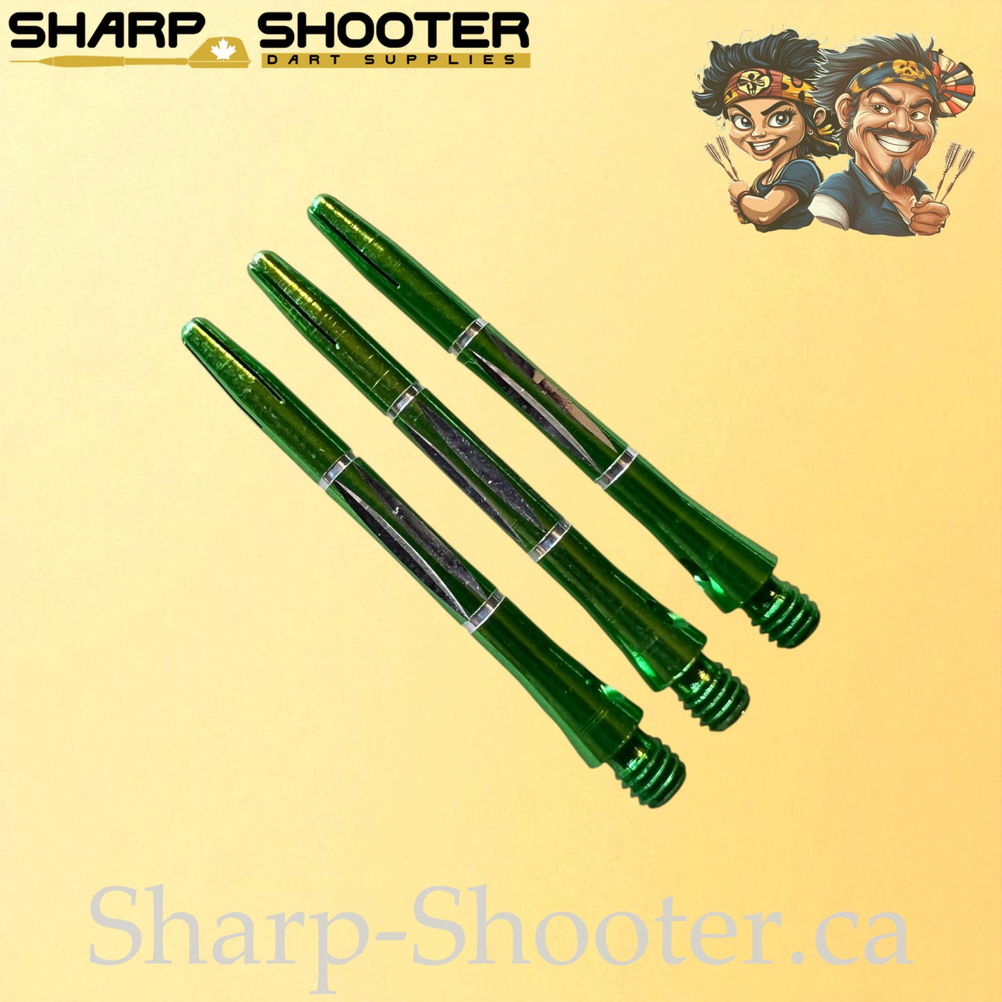 Jewel – DS15 – Aluminum Dart Shaft – 45mm – Polished Design – 3 Pack