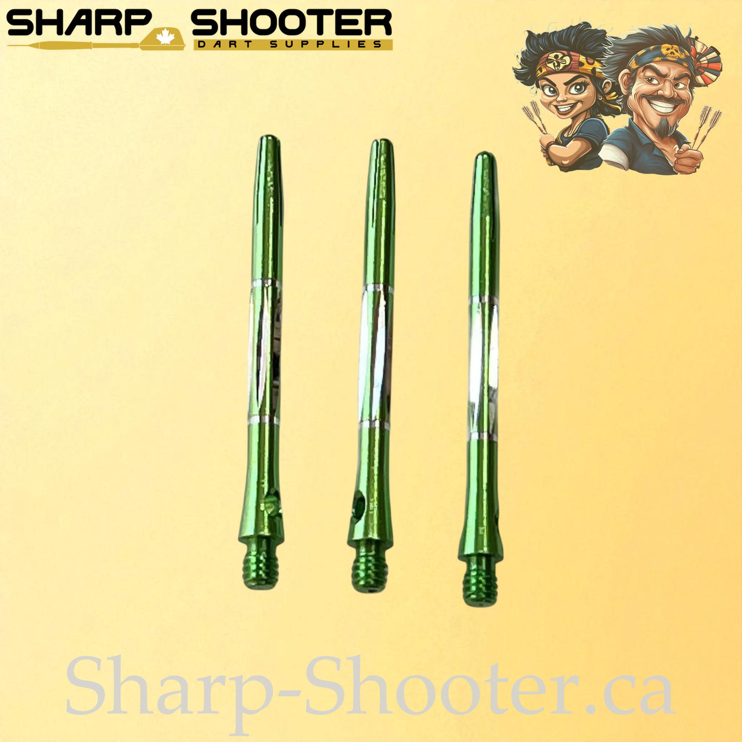 Jewel – DS15 – Aluminum Dart Shaft – 45mm – Polished Design – 3 Pack