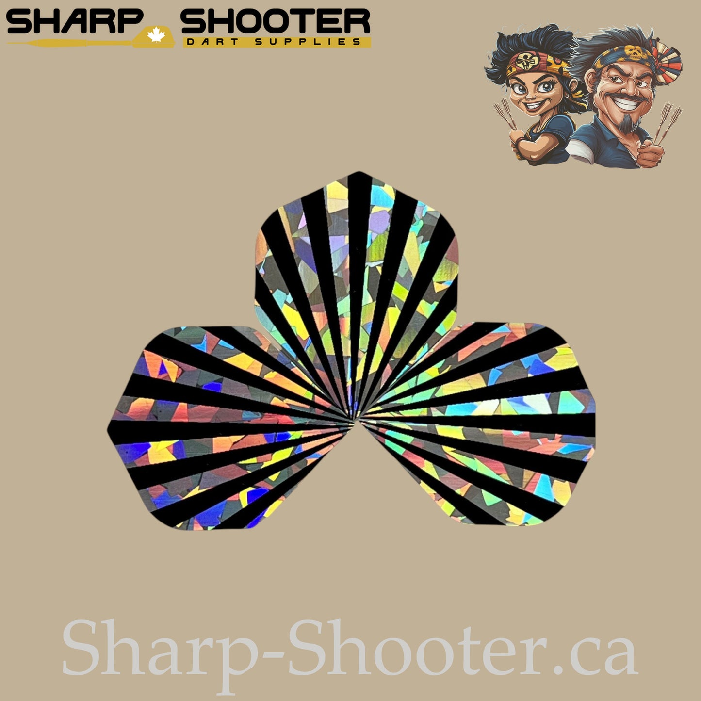 Blades Dart Flights – PVC – Standard Shape – 75 Micron – 3 Pack