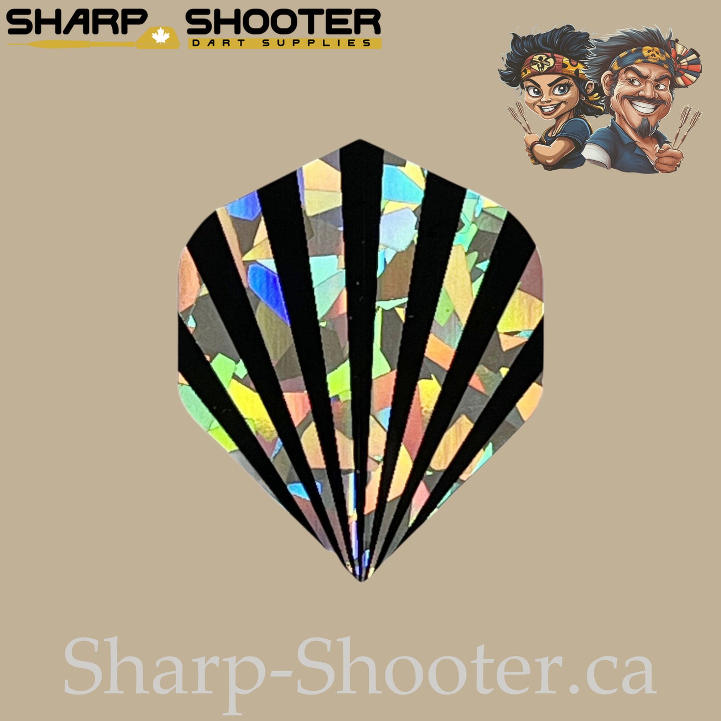 Blades Dart Flights – PVC – Standard Shape – 75 Micron – 3 Pack