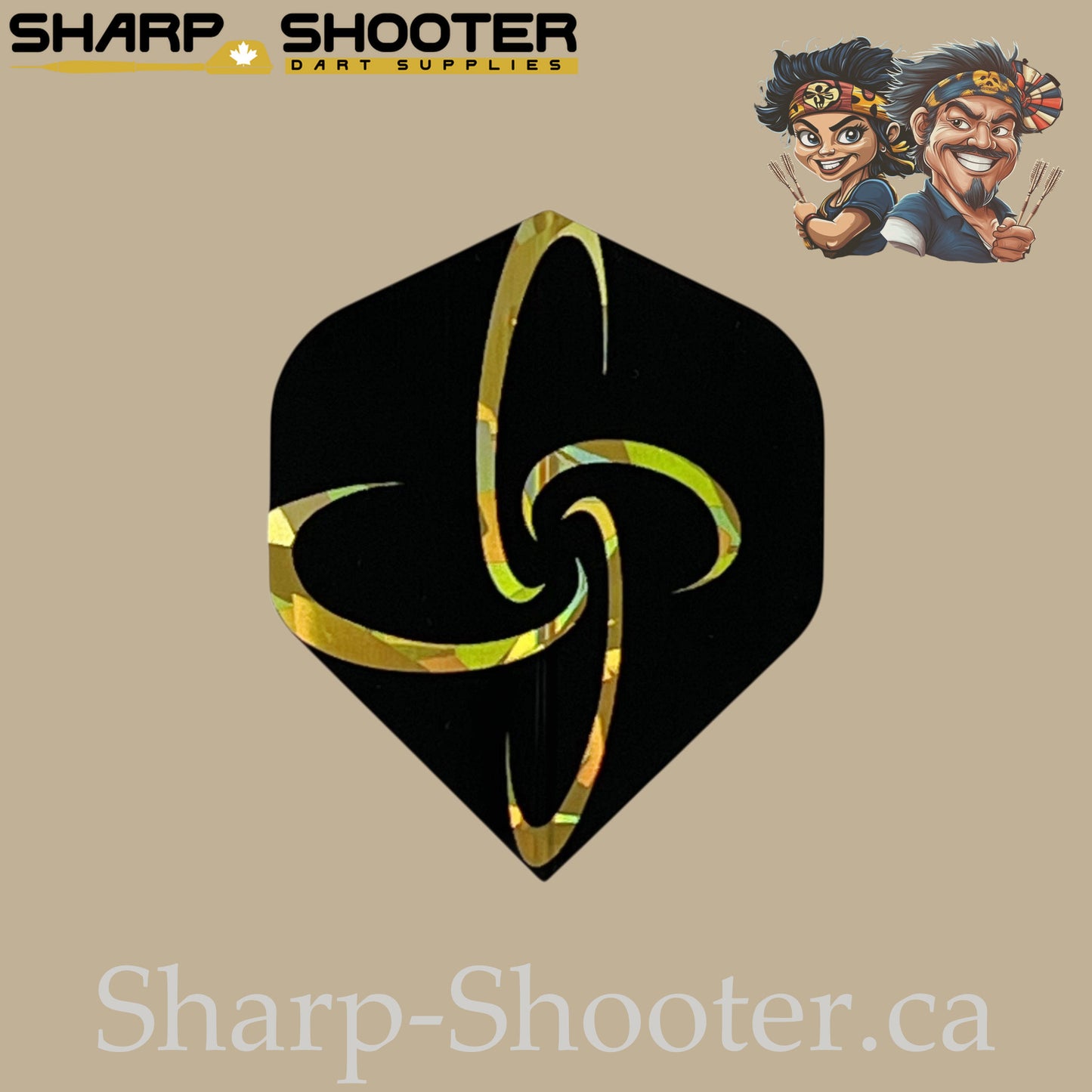 Infinity Dart Flights – Laser Cut PET – Standard – 3-Pack