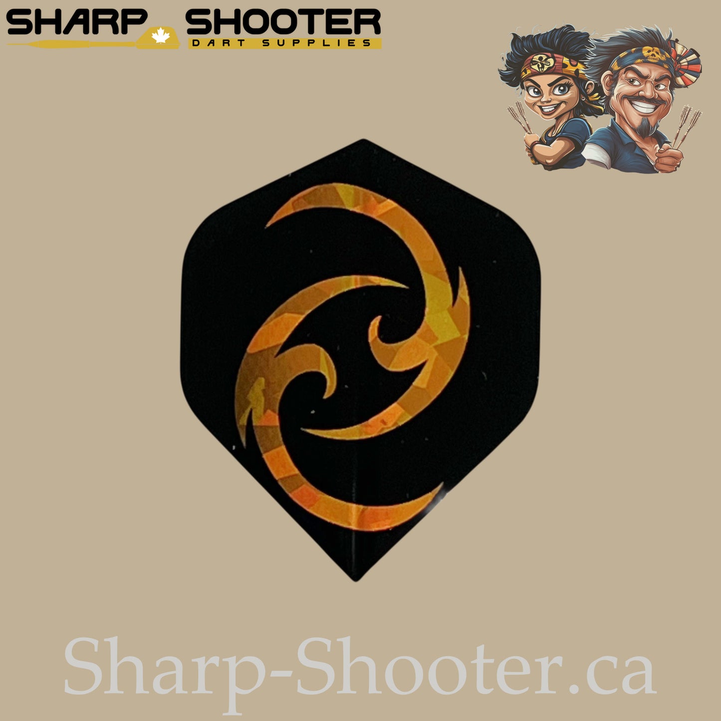 Mirage Family-Dart Flights – Standard PET 75 Micron – Laser Cut