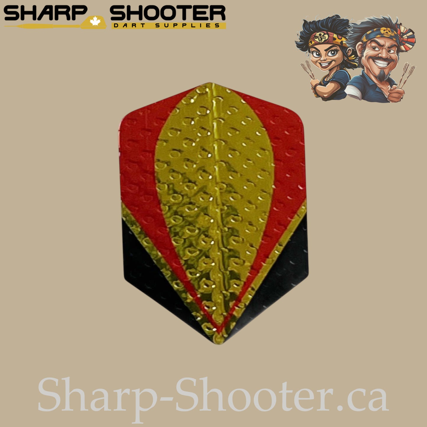 Ignition Series Dart Flights – Laser Cut – Slim Shape – 75 Micron – 3 Pack