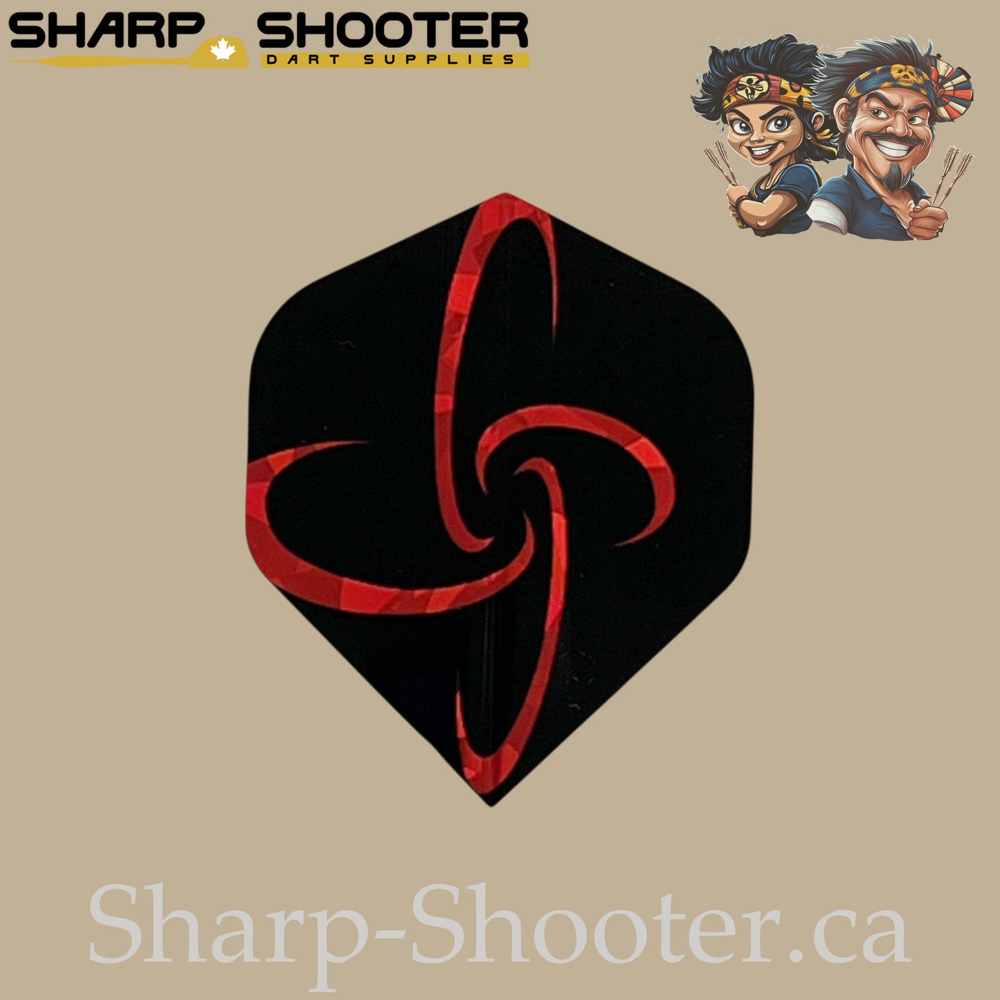 Infinity Dart Flights – Laser Cut PET – Standard – 3-Pack