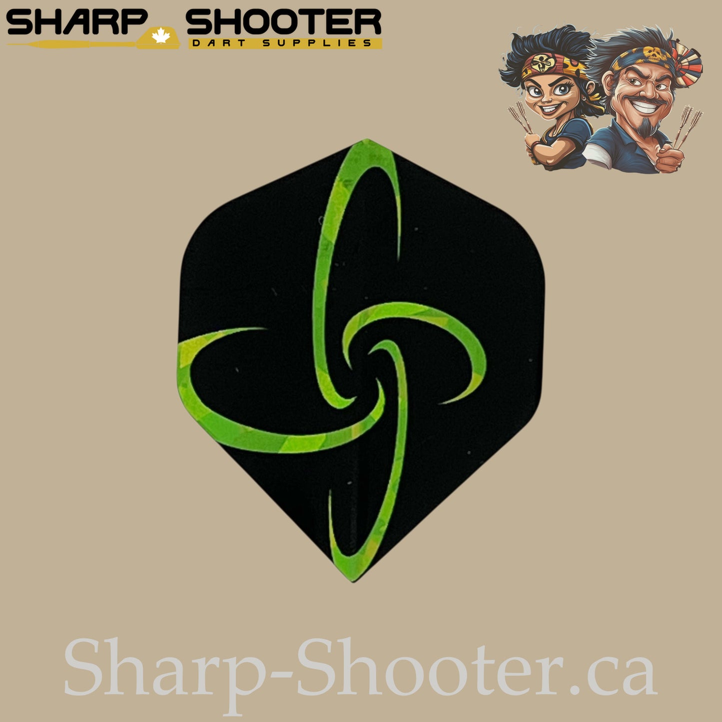 Infinity Dart Flights – Laser Cut PET – Standard – 3-Pack
