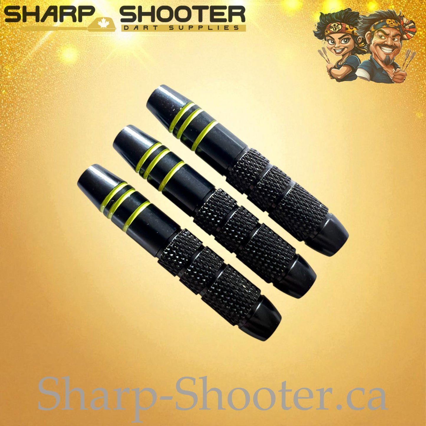 Onyx Strike – Copper Dart Barrel Black/Green – 3 Pack
