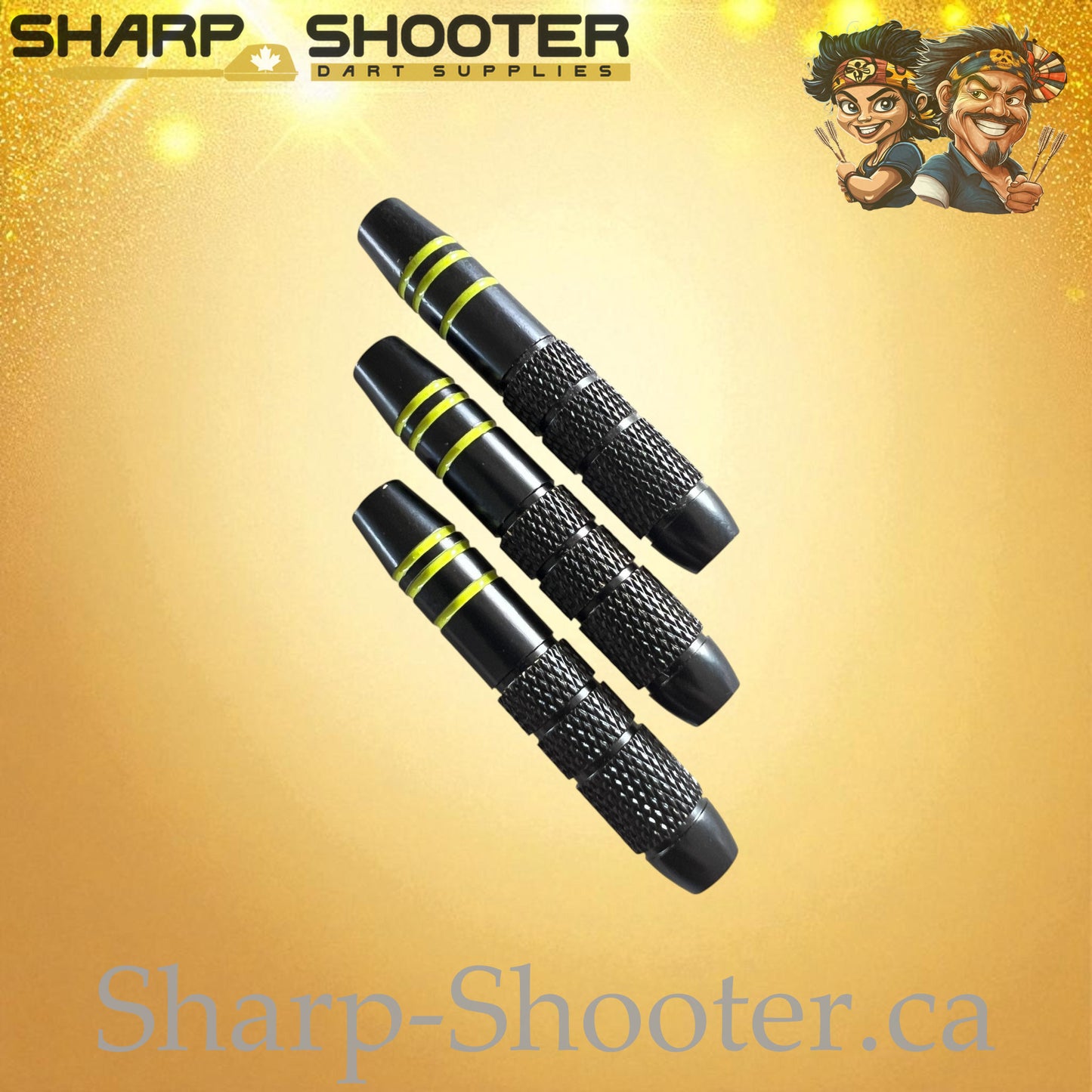 Onyx Strike – Copper Dart Barrel Black/Green – 3 Pack