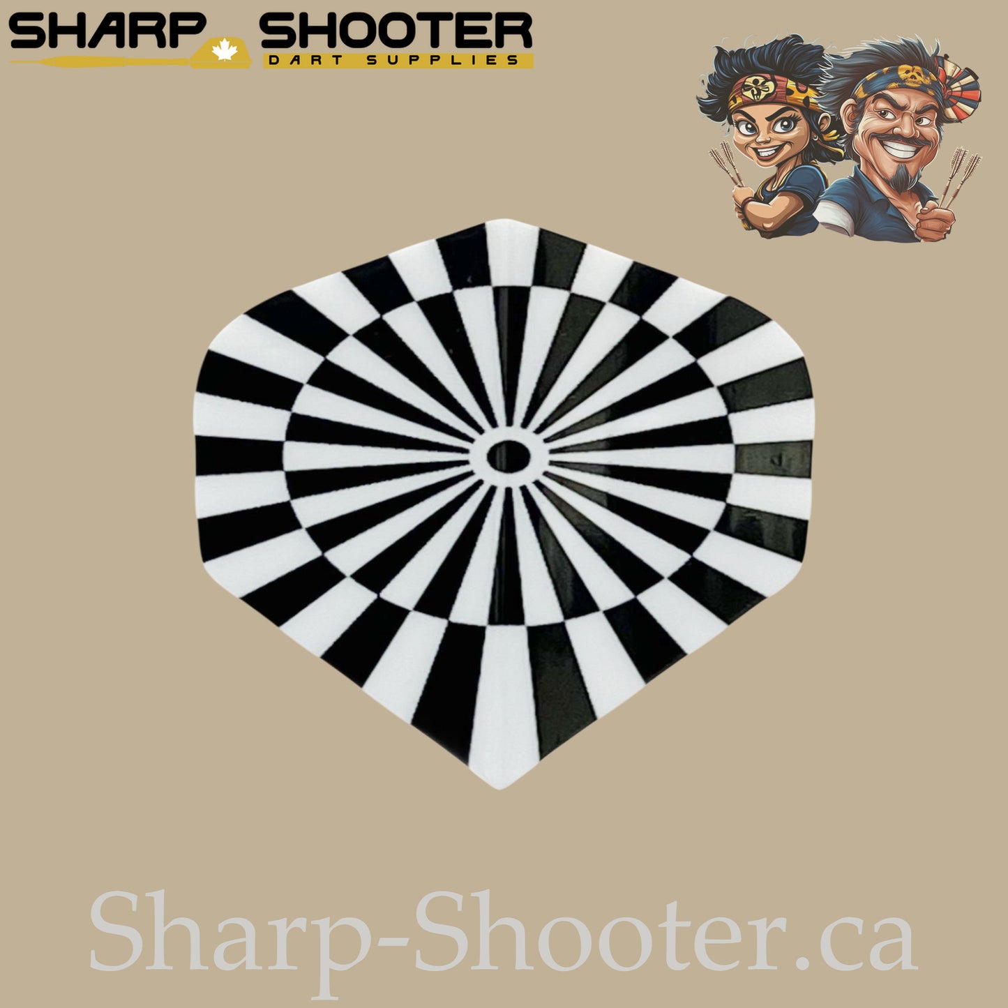 Eye Dart Flights – PET – Standard Shape – 75 Micron – 3 Pack