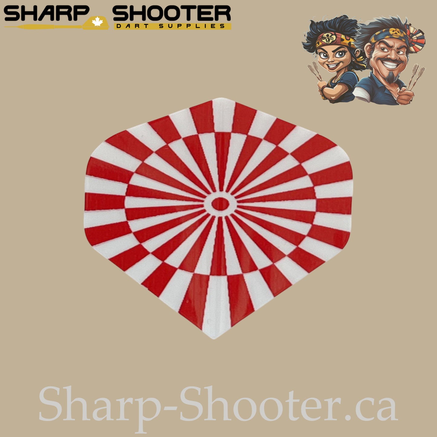 Eye Dart Flights – PET – Standard Shape – 75 Micron – 3 Pack
