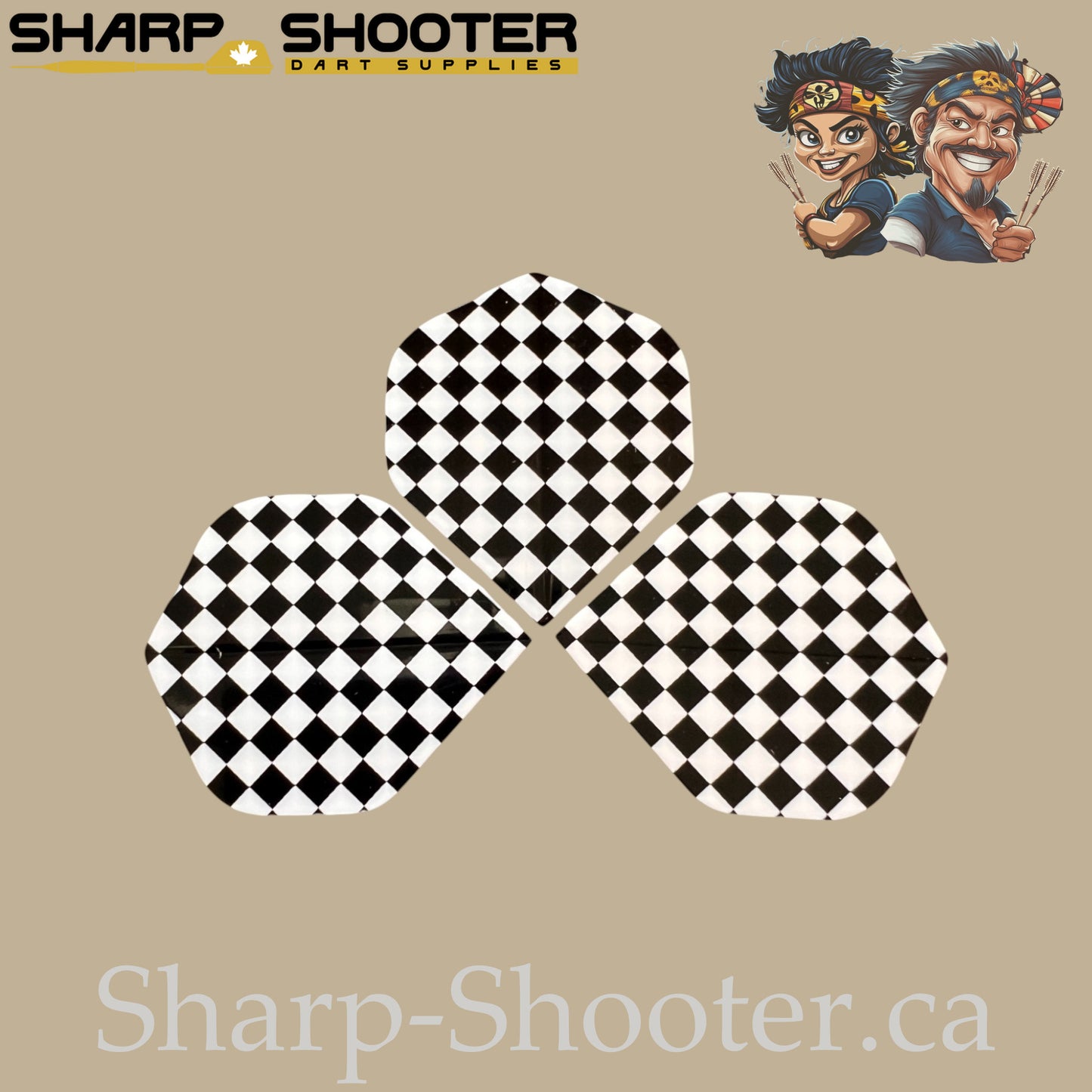 Gridlock – PET Dart Flights – Standard & Slim – 3 Pack