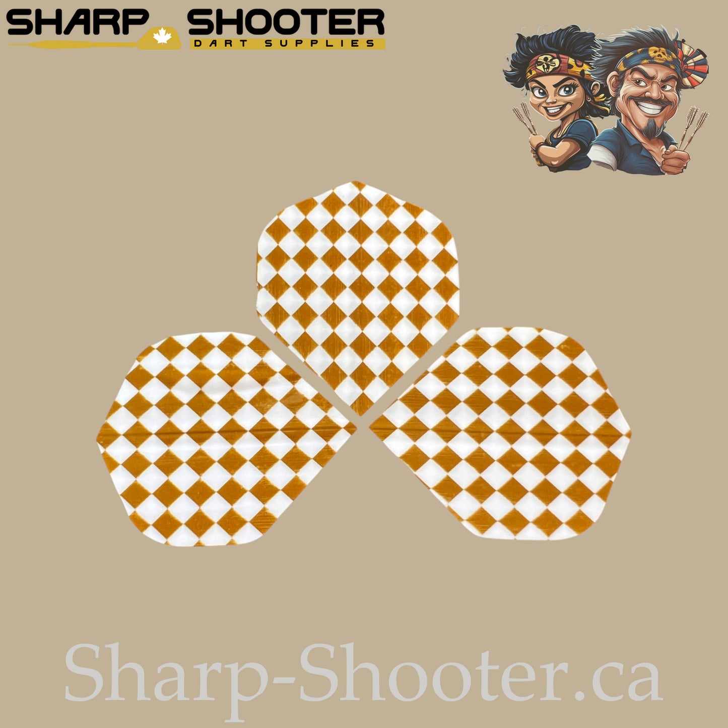 Gridlock – PET Dart Flights – Standard & Slim – 3 Pack