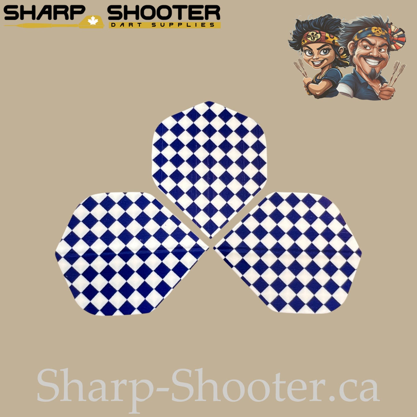 Gridlock – PET Dart Flights – Standard & Slim – 3 Pack