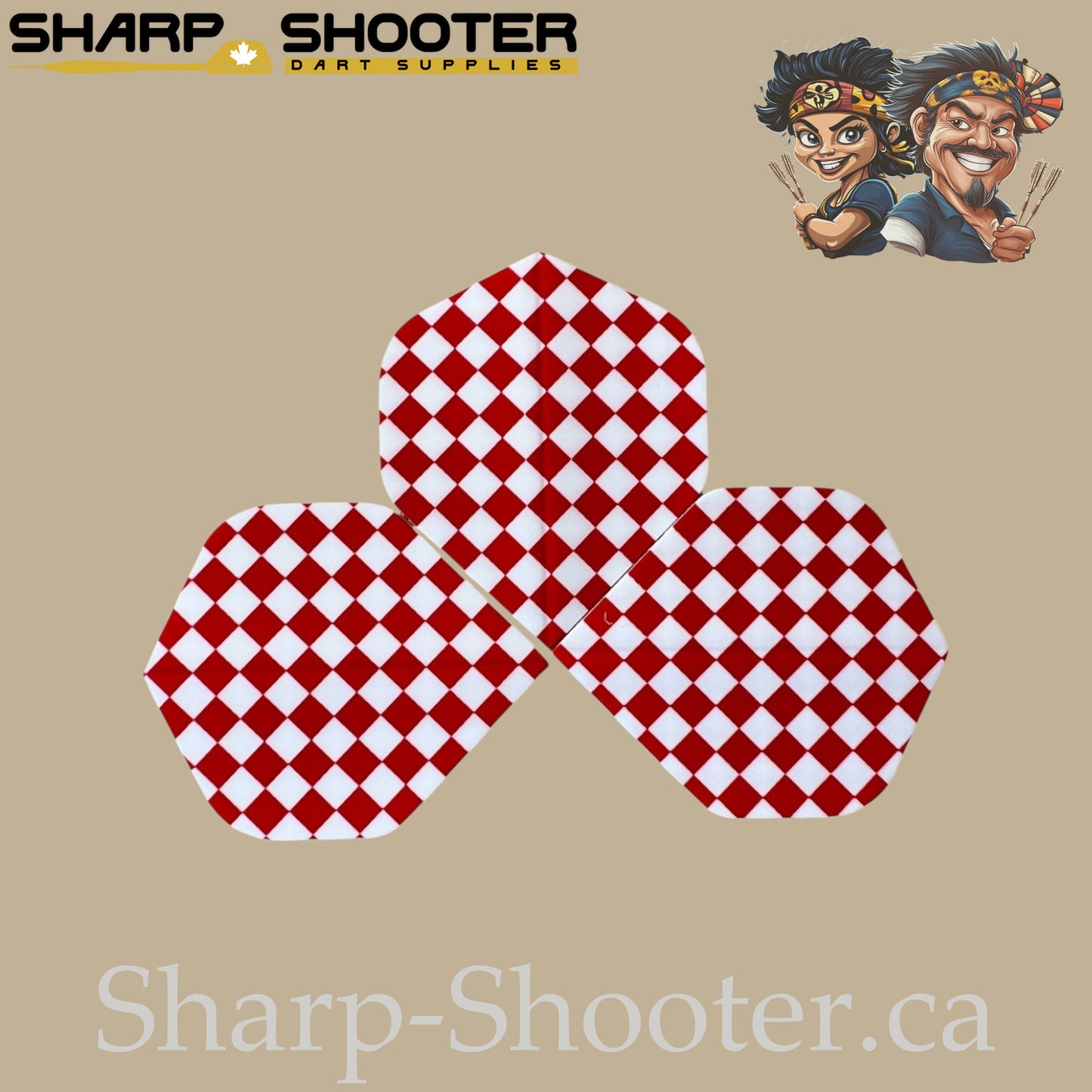 Gridlock – PET Dart Flights – Standard & Slim – 3 Pack