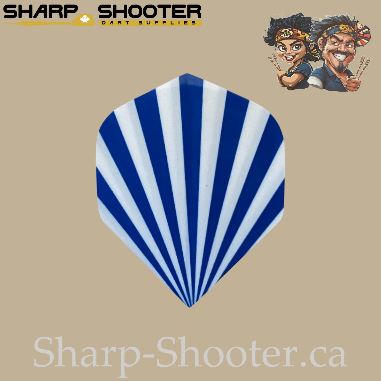 Arc Line – PET Dart Flights – Standard Shape – 3 Pack