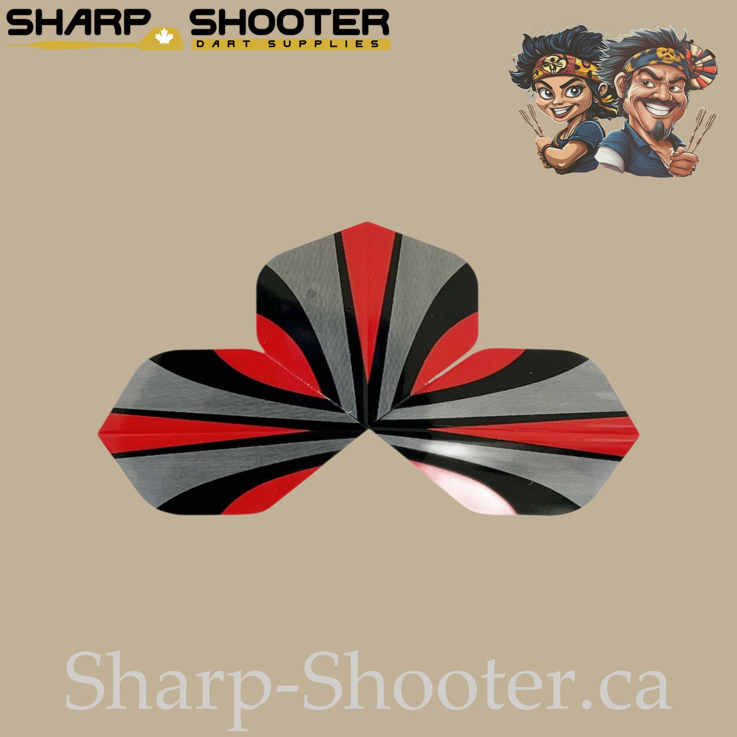 Blades Dart Flights – PVC – Standard Shape – 75 Micron – 3 Pack