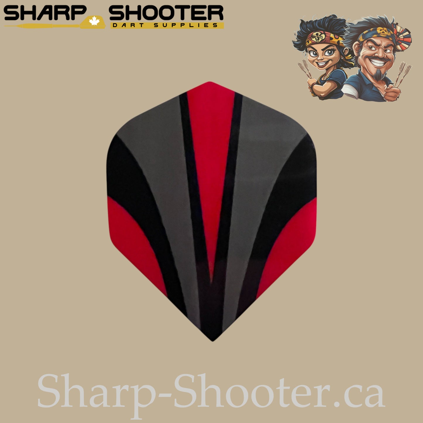 Blades Dart Flights – PVC – Standard Shape – 75 Micron – 3 Pack