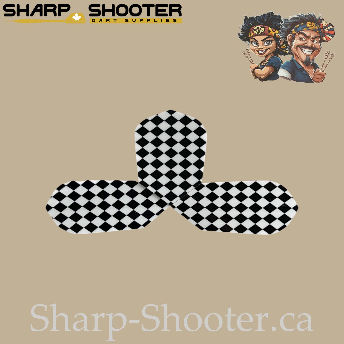 Gridlock – PET Dart Flights – Standard & Slim – 3 Pack