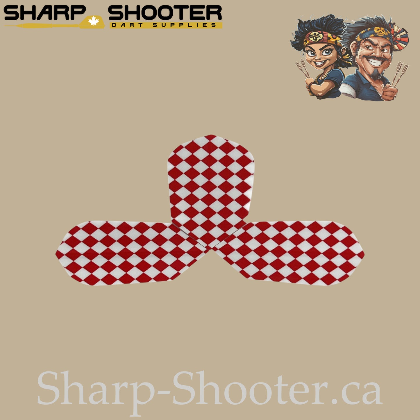 Gridlock – PET Dart Flights – Standard & Slim – 3 Pack