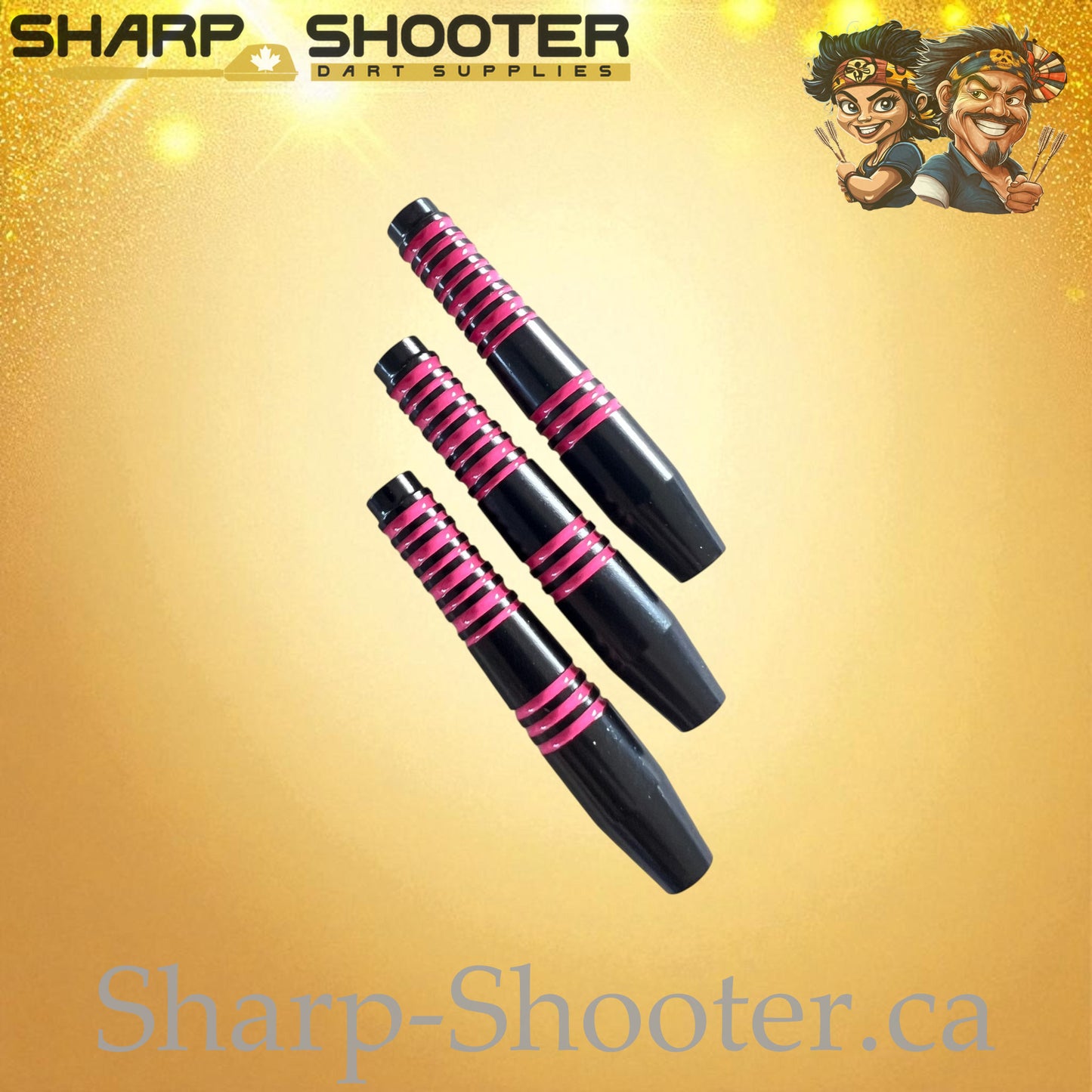 Rosemark – Copper Dart Barrel Black/Pink – 3 Pack