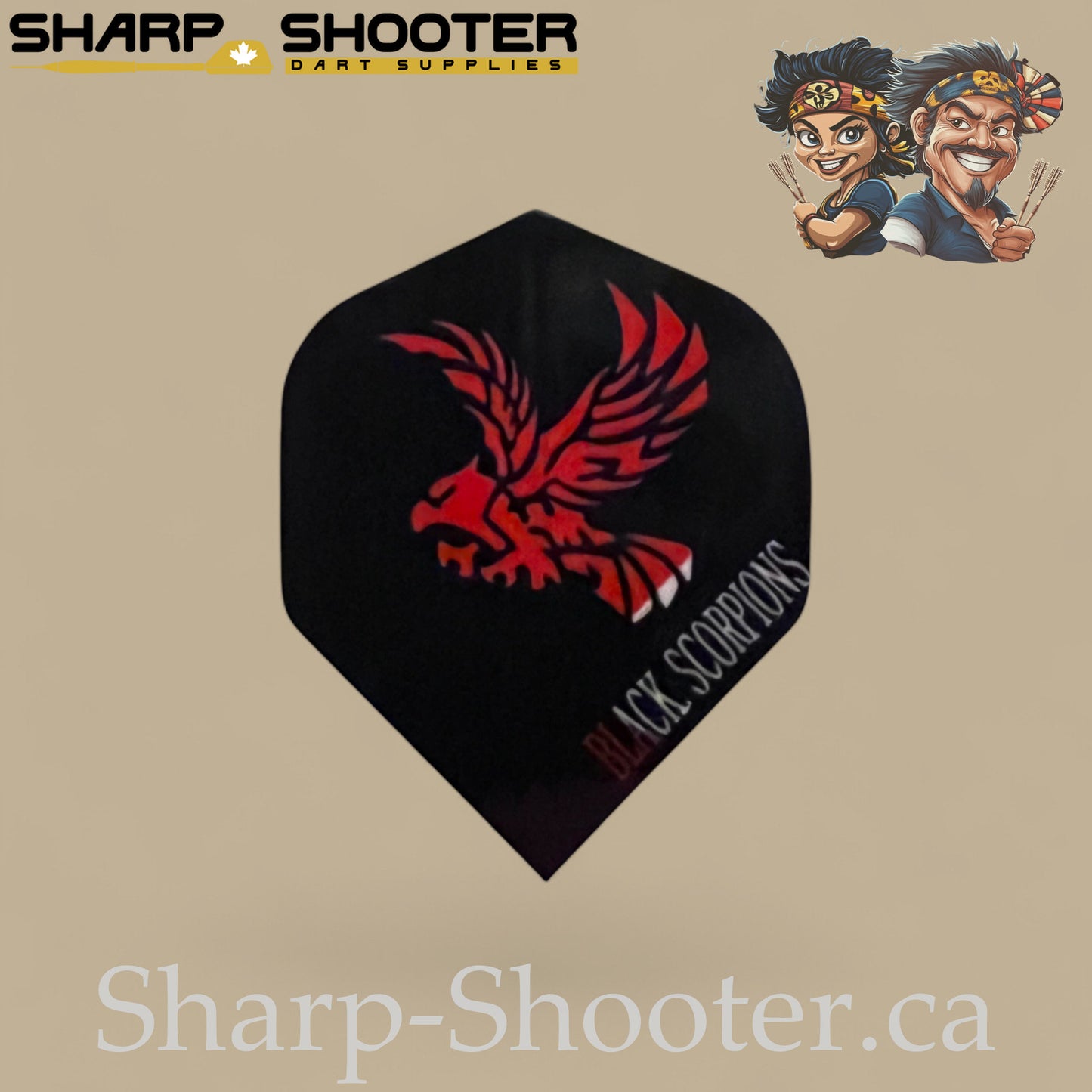 Ironwing Dart Flights-Eagle– Standard Shape-PVC – 3-Pack