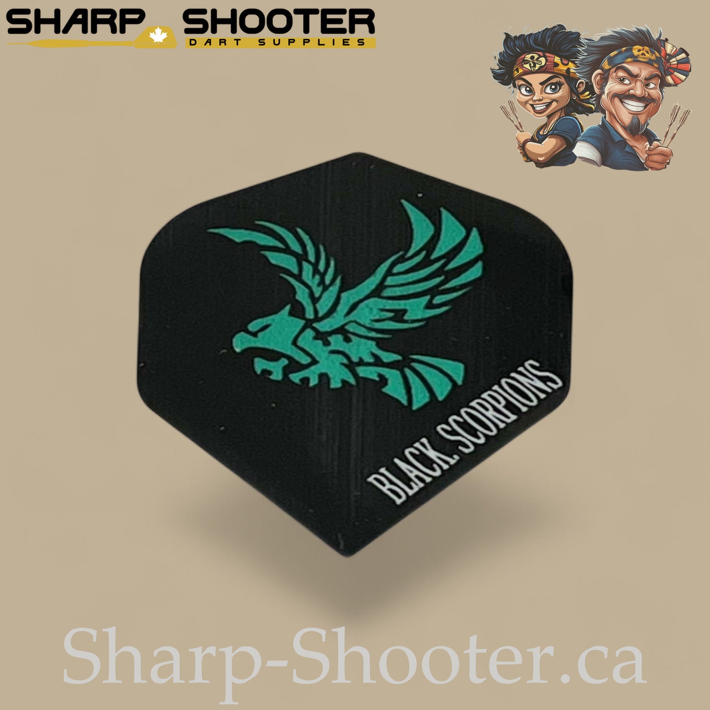 Ironwing Dart Flights-Eagle– Standard Shape-PVC – 3-Pack