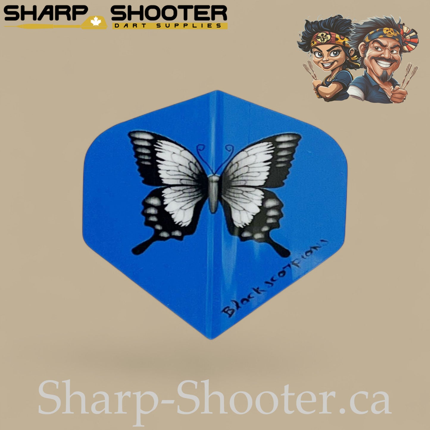 The Wing Set – PVC Dart Flights – Standard Shape – 3 Pack