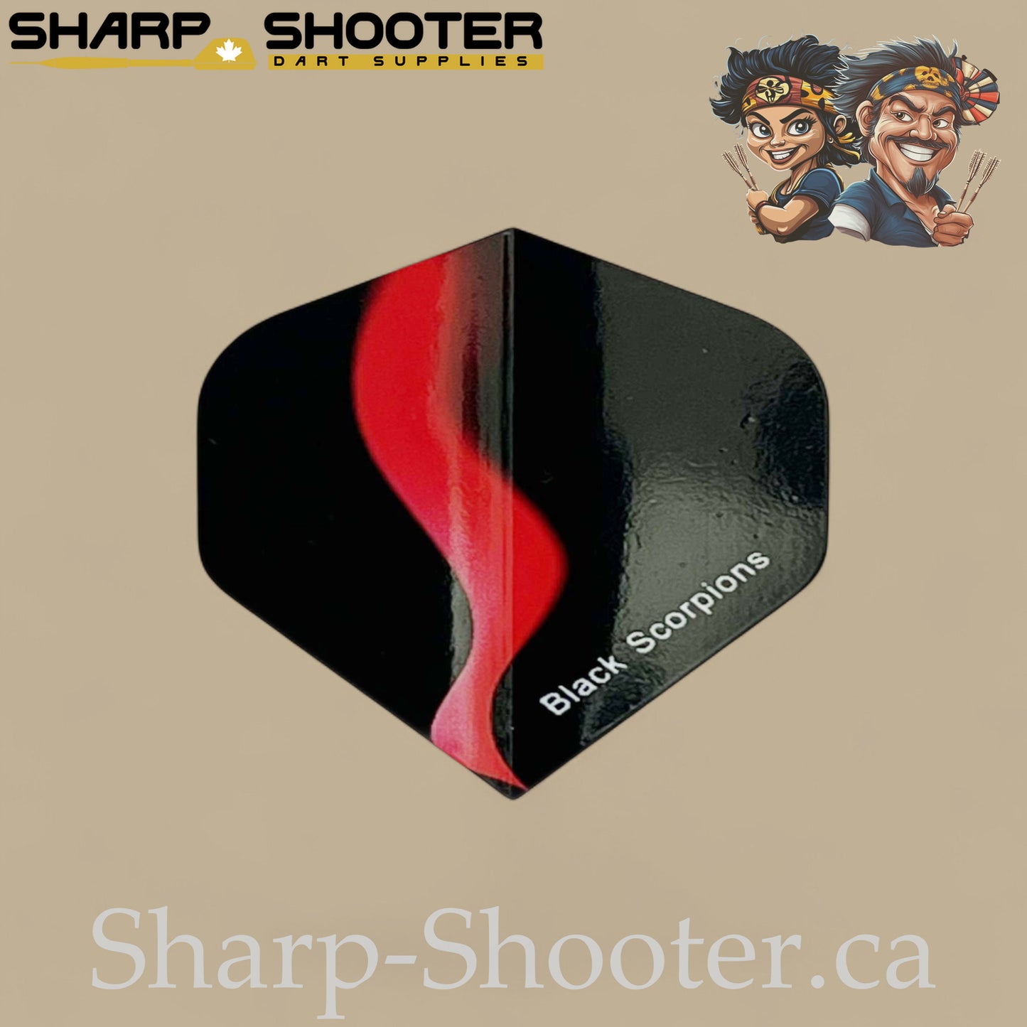Smoke Trail Dart Flights – PVC – Standard Shape – 75 Micron – 3 Pack