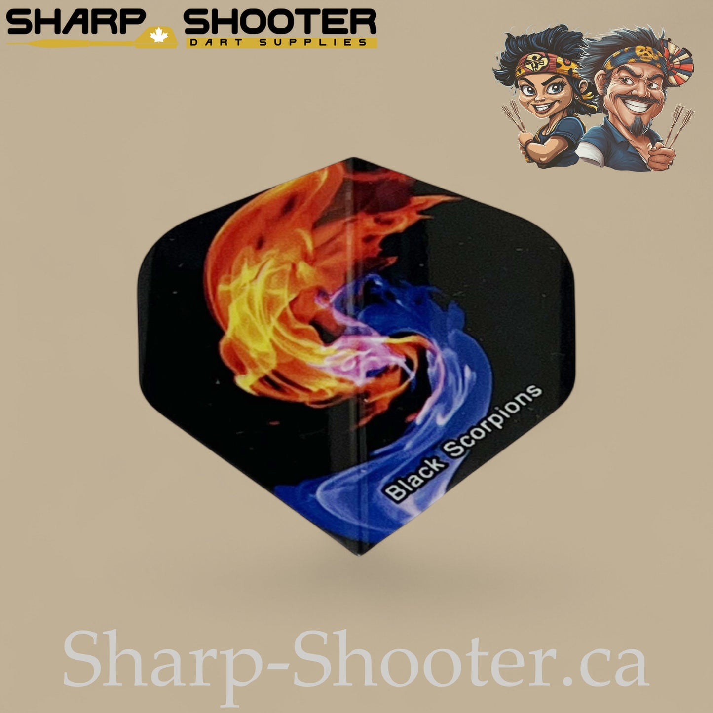 Galaxy Dart Flights – PVC – Standard Shape – 75 Micron – 3 Pack