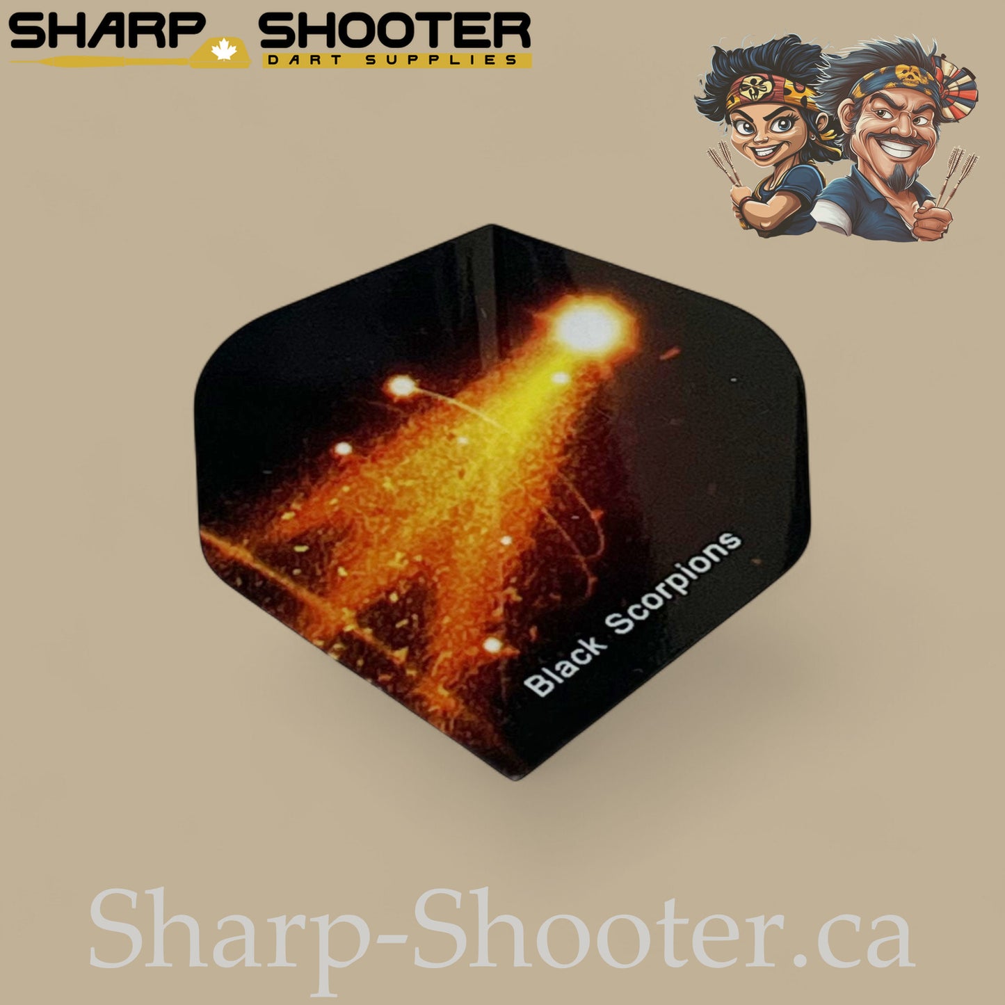 Galaxy Dart Flights – PVC – Standard Shape – 75 Micron – 3 Pack