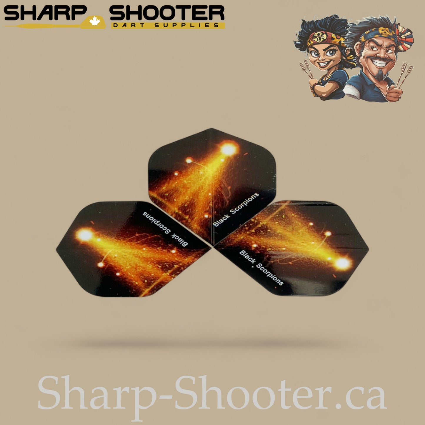 Galaxy Dart Flights – PVC – Standard Shape – 75 Micron – 3 Pack