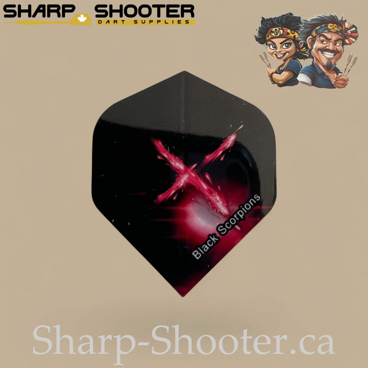 Impact Dart Flights – Standard PVC – 75 Micron – 3-Pack