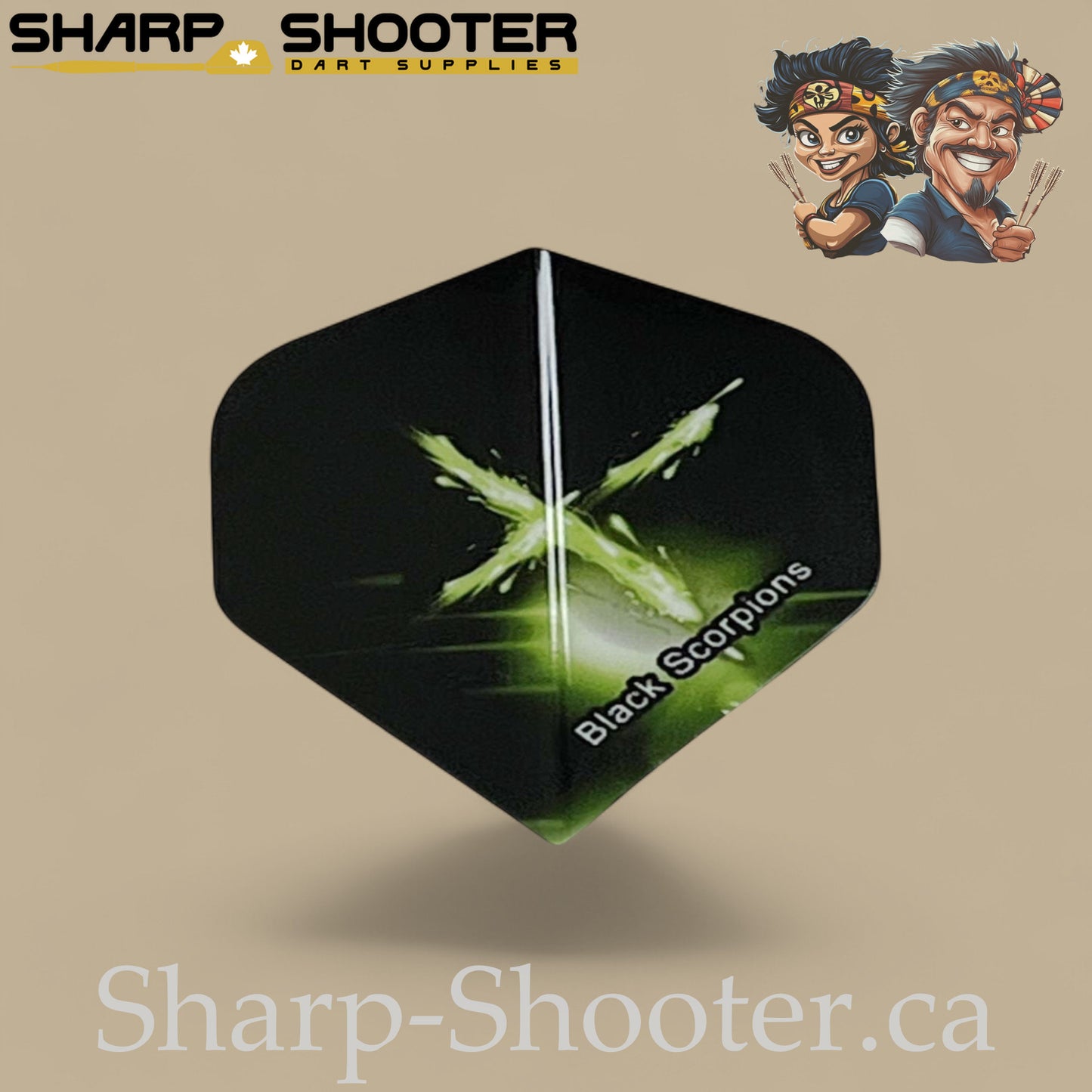 Impact Dart Flights – Standard PVC – 75 Micron – 3-Pack