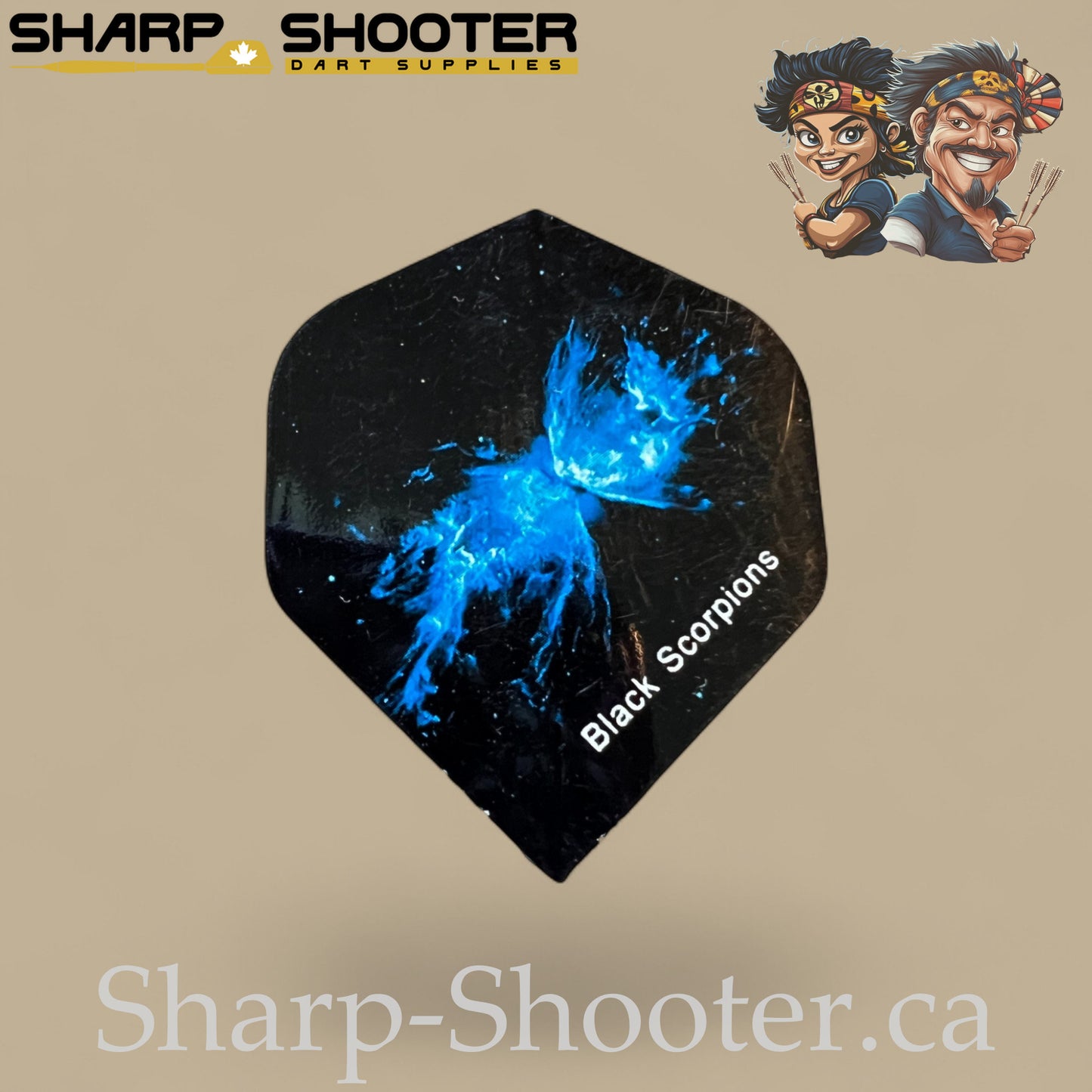 Alien Family – PVC Standard Dart Flights 3-Pack