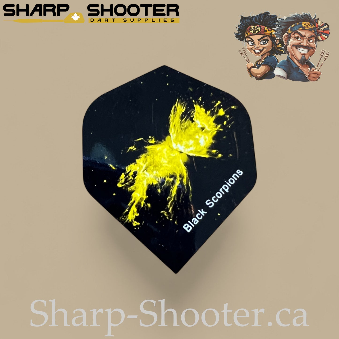 Alien Family – PVC Standard Dart Flights 3-Pack