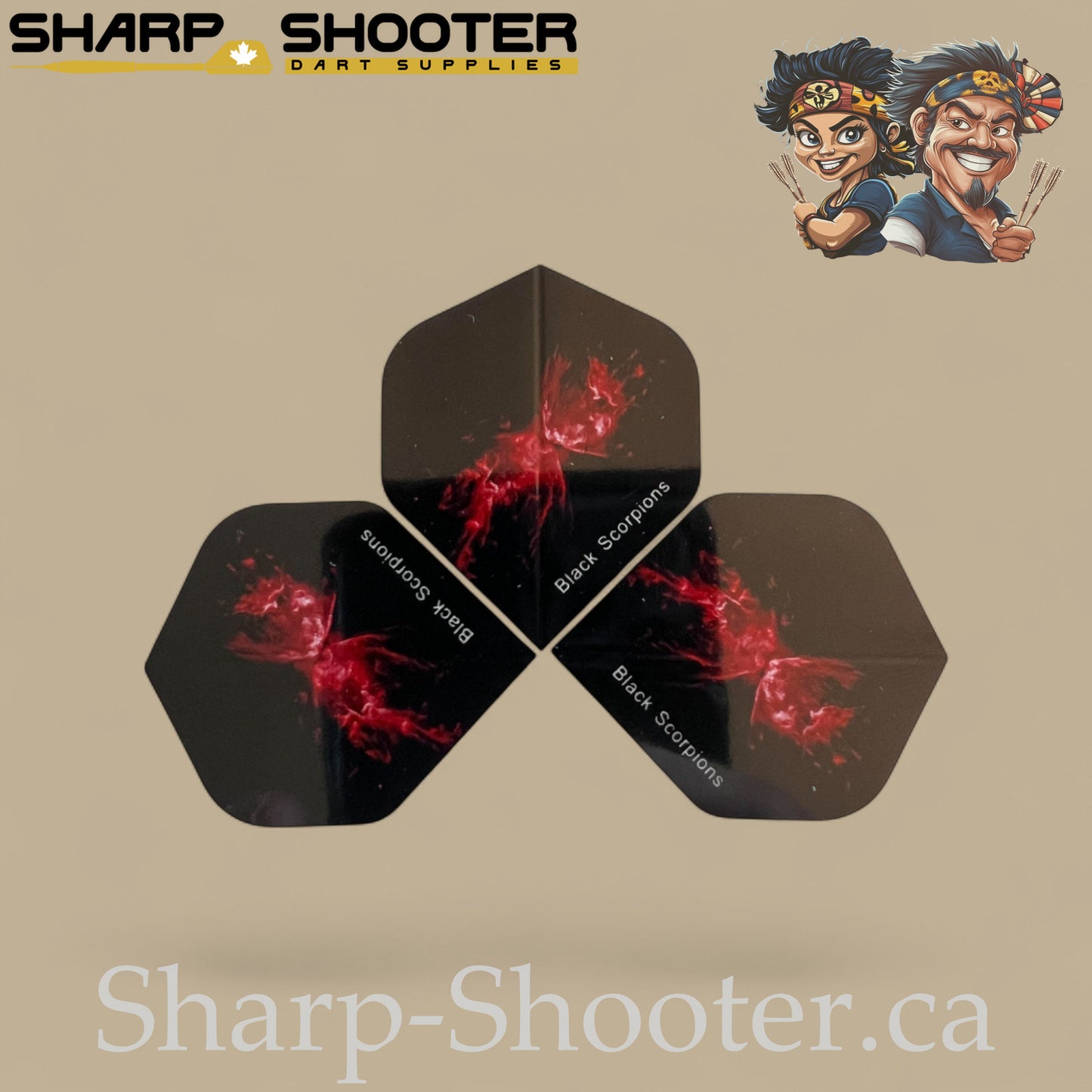 Alien Family – PVC Standard Dart Flights 3-Pack