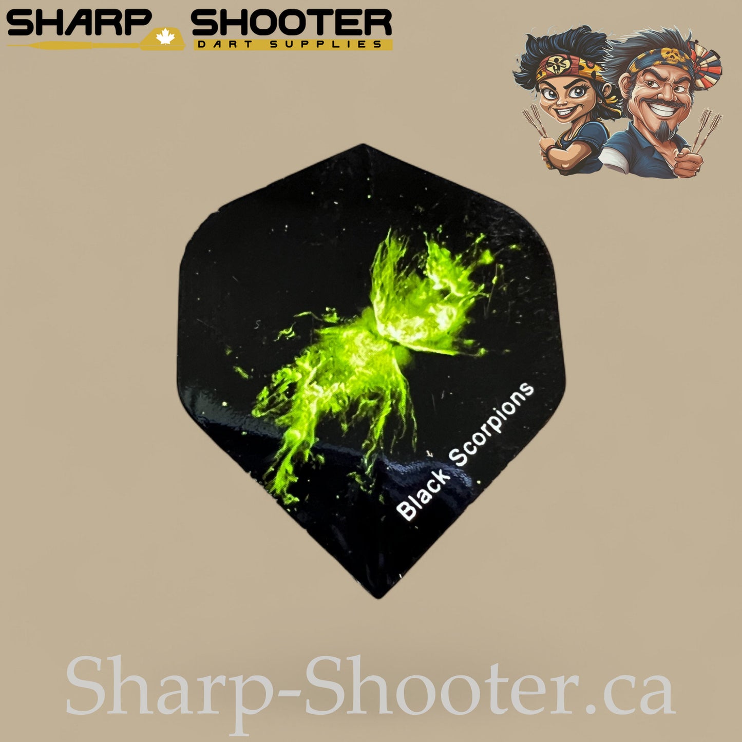 Alien Family – PVC Standard Dart Flights 3-Pack