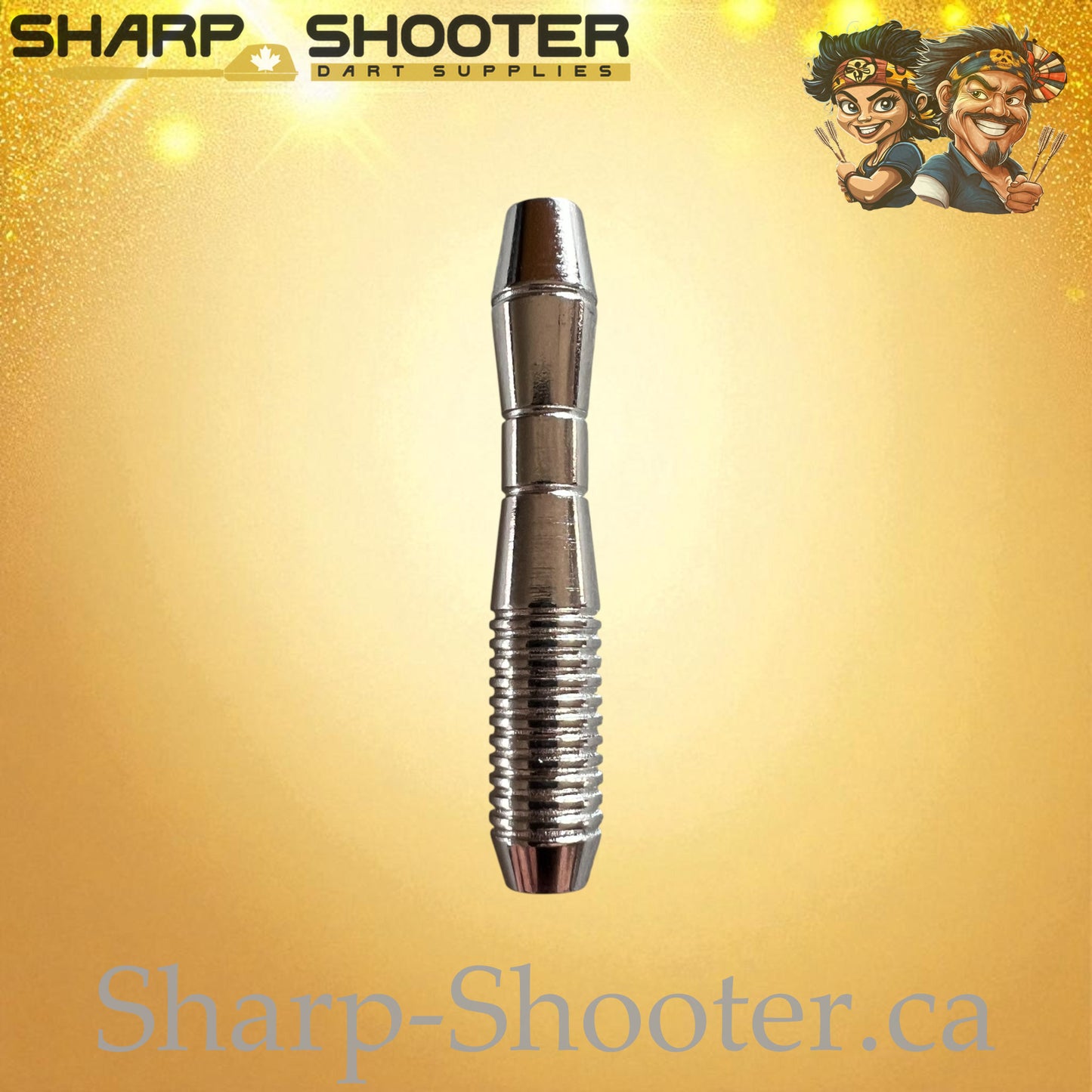 Silver Duke – Nickel-Silver Alloy Dart Barrel Silver – 3 Pack