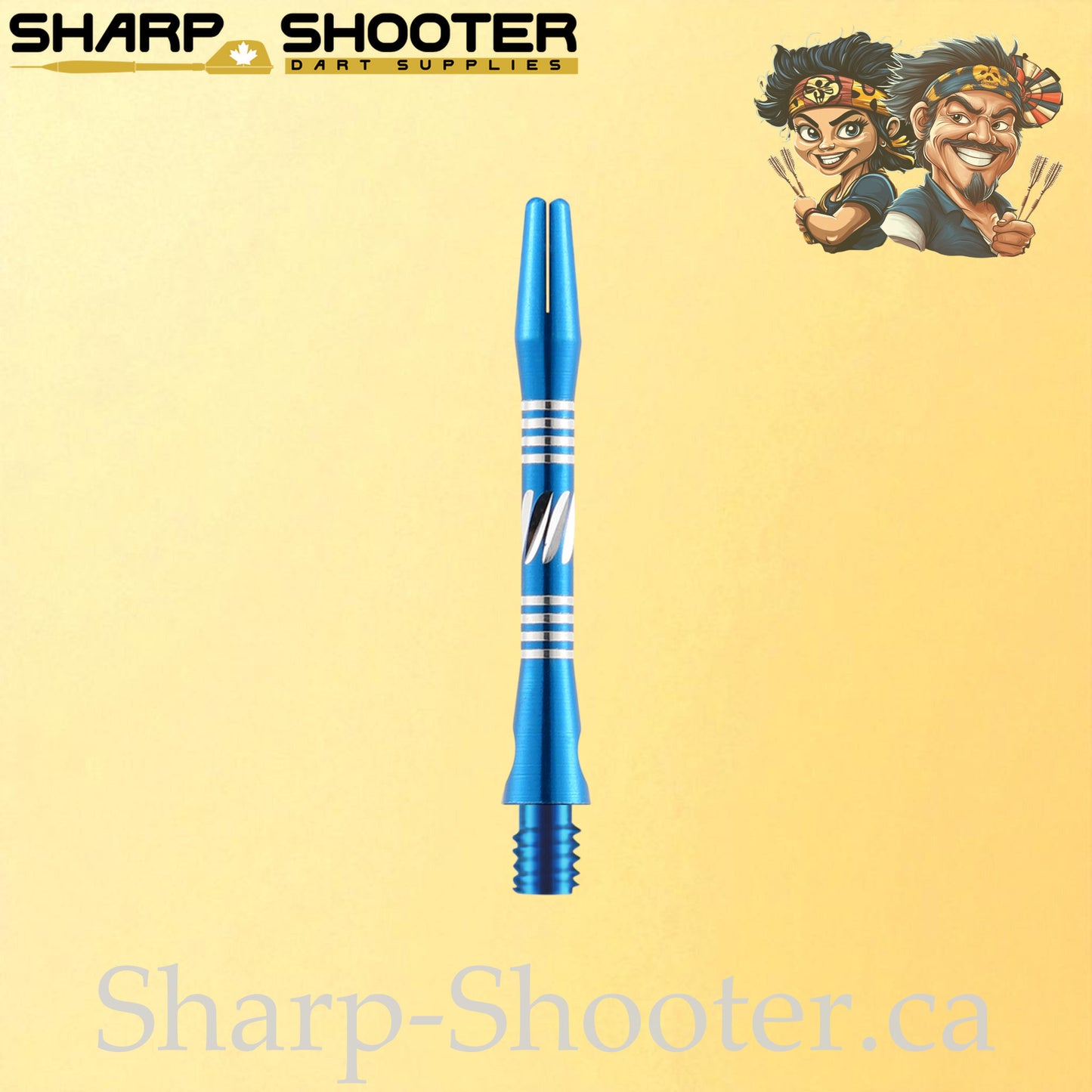 Solitaire – DS17 – Aluminum Dart Shaft – 41mm – Cut Grip – 3 Pack