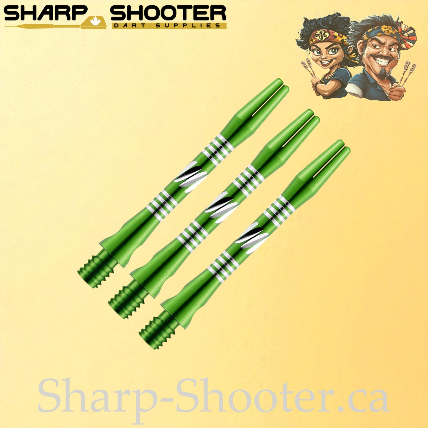 Solitaire – DS17 – Aluminum Dart Shaft – 41mm – Cut Grip – 3 Pack
