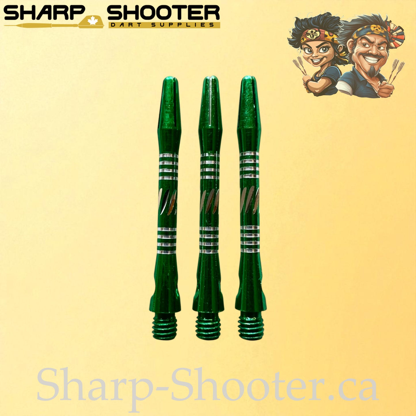 Solitaire – DS17 – Aluminum Dart Shaft – 41mm – Cut Grip – 3 Pack