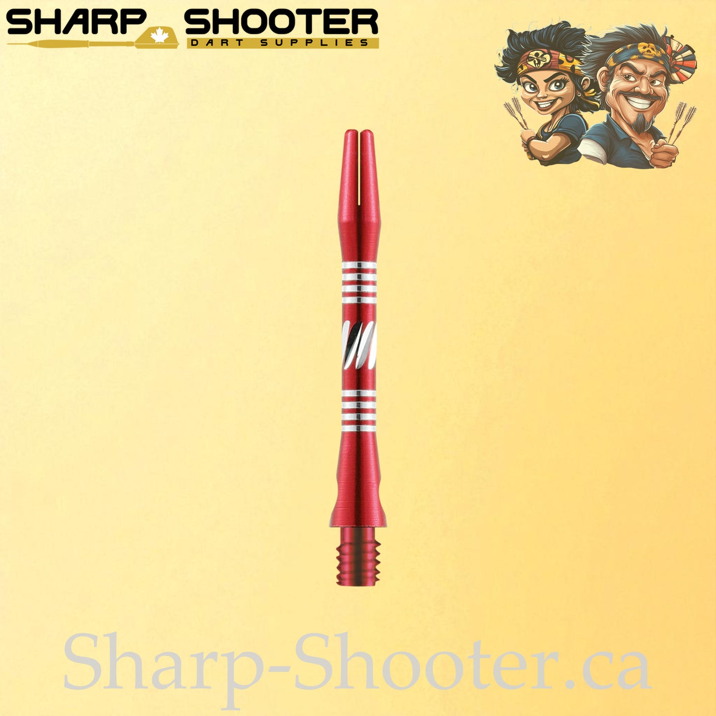 Solitaire – DS17 – Aluminum Dart Shaft – 41mm – Cut Grip – 3 Pack