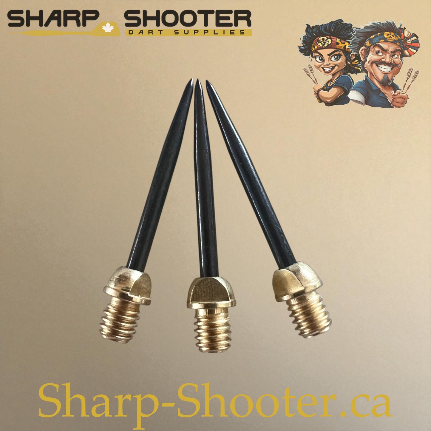 DP12 Steel Dart Tips – 29/32 mm – Color Combos – 3 Pack