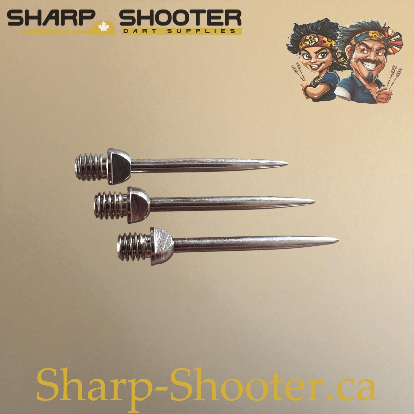 DP12 Steel Dart Tips – 29/32 mm – Color Combos – 3 Pack
