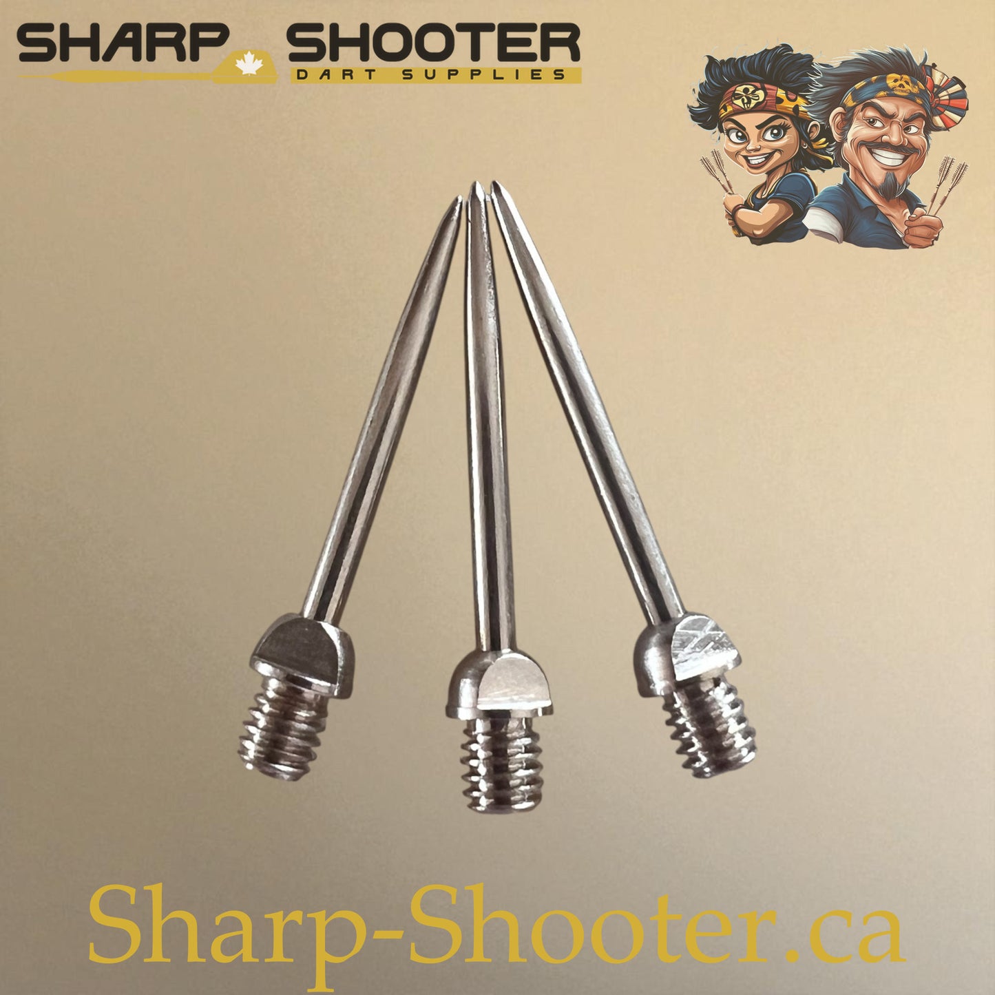 DP12 Steel Dart Tips – 29/32 mm – Color Combos – 3 Pack