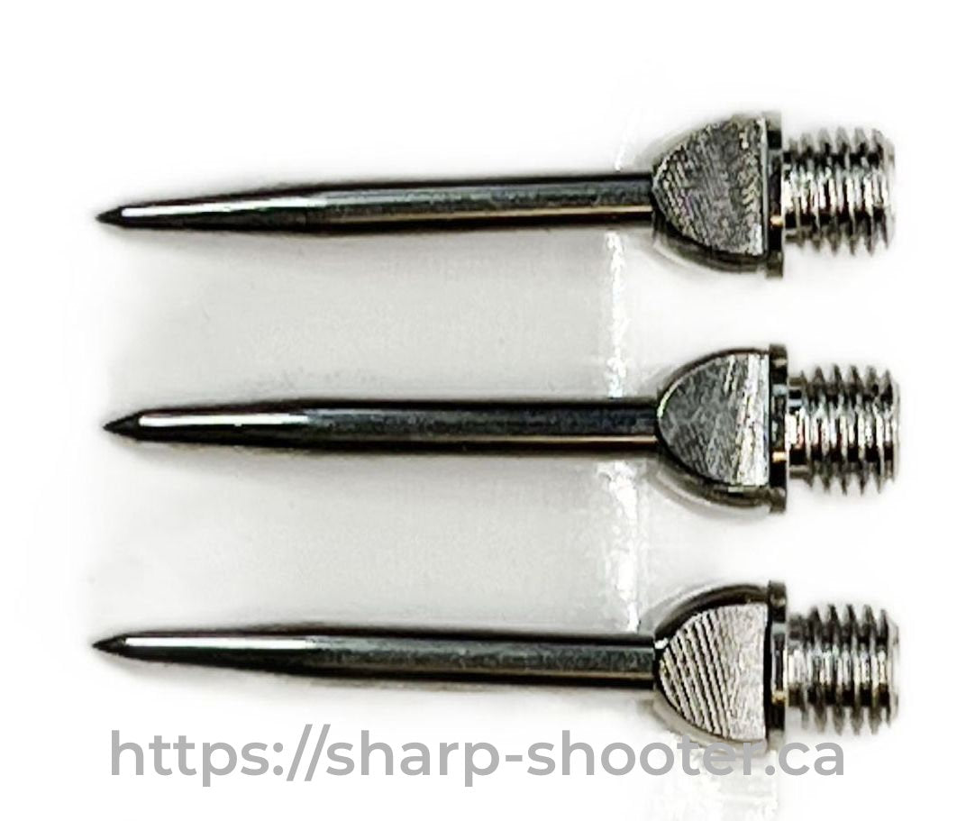 Steel Dart Tips – 32mm – Choose Your Style – 3 Pack