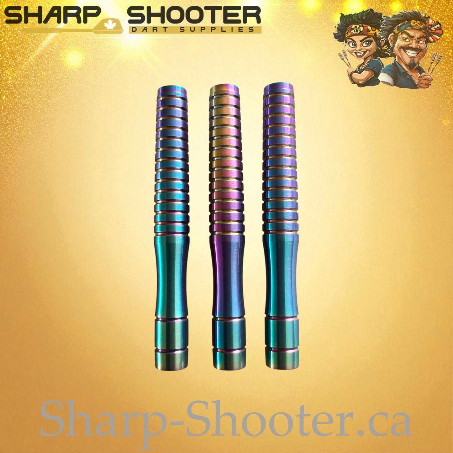 Valkyrie – Tungsten Dart Barrel Oilslick – 3 Pack