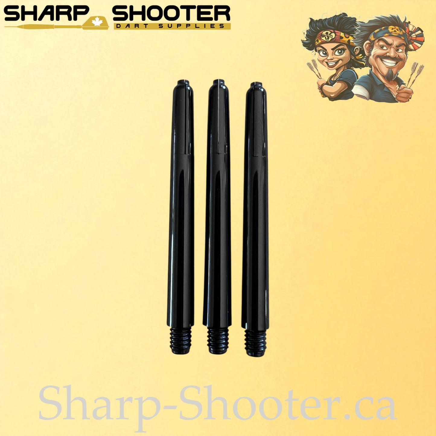 Vice – DS24 – Plastic Dart Shafts – 35mm, 41mm, 48mm – Solid Colors