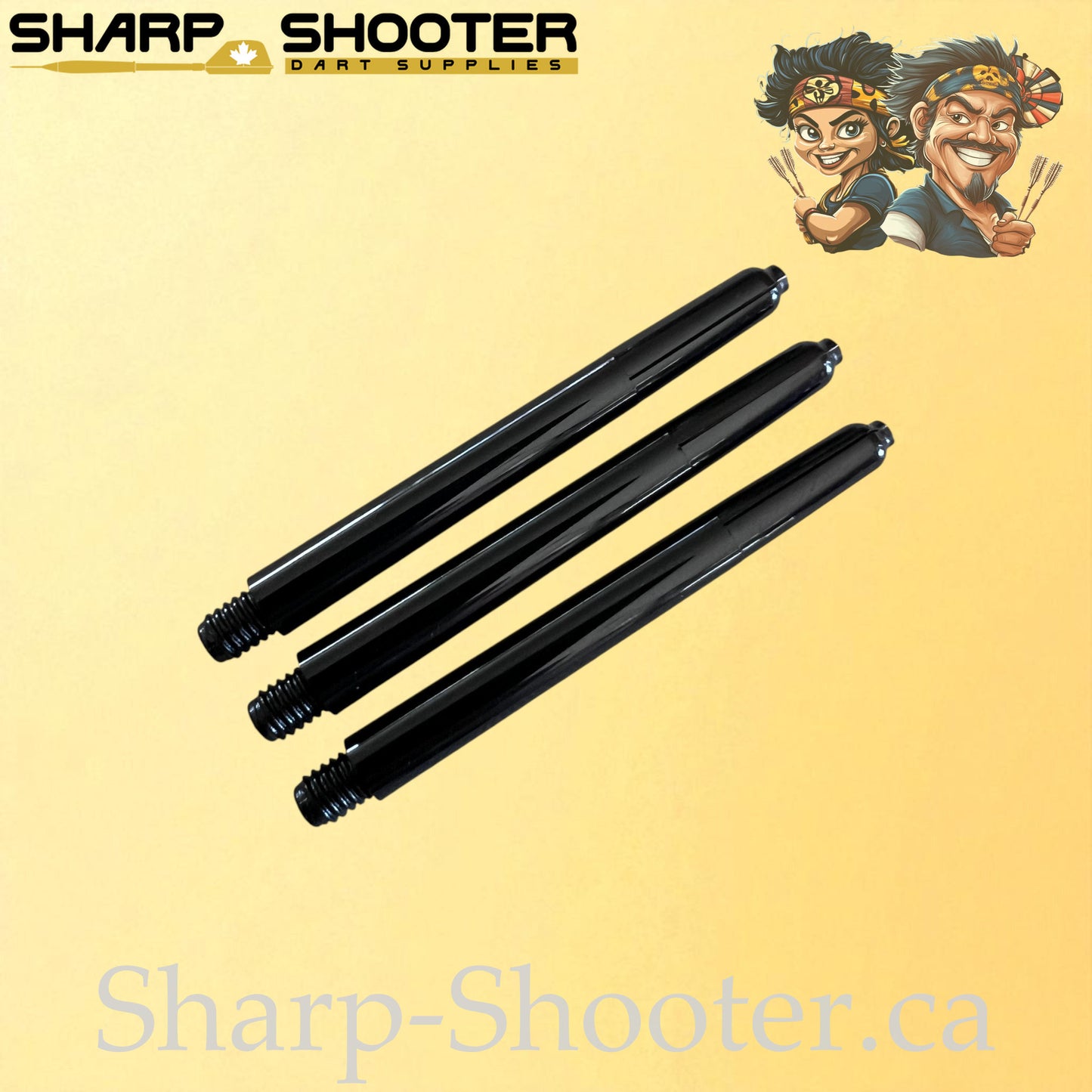 Vice – DS24 – Plastic Dart Shafts – 35mm, 41mm, 48mm – Solid Colors